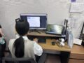 北稜高校の生徒がタイピングに挑戦！